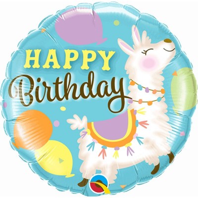 Balão Lama Happy Birthday