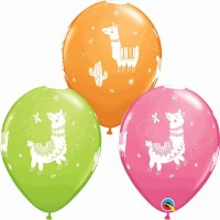 25 Balões Lamas e Cactos Sortido