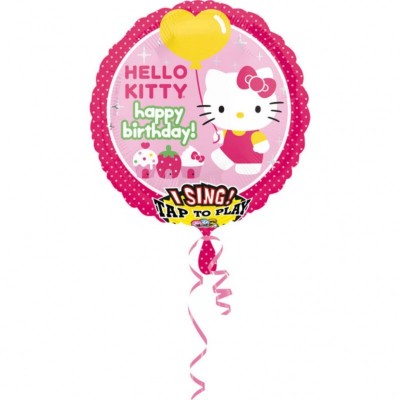 Balão Musical Hello Kitty 70 cms