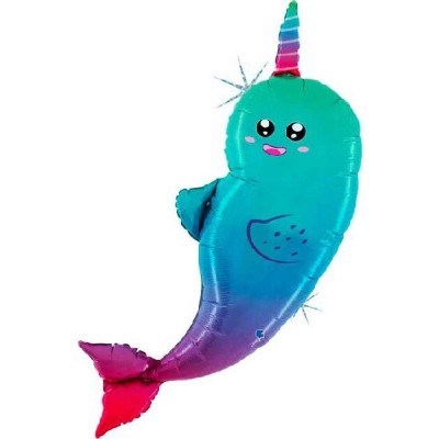 Balão NARWHAL Unicórnio 1.22m