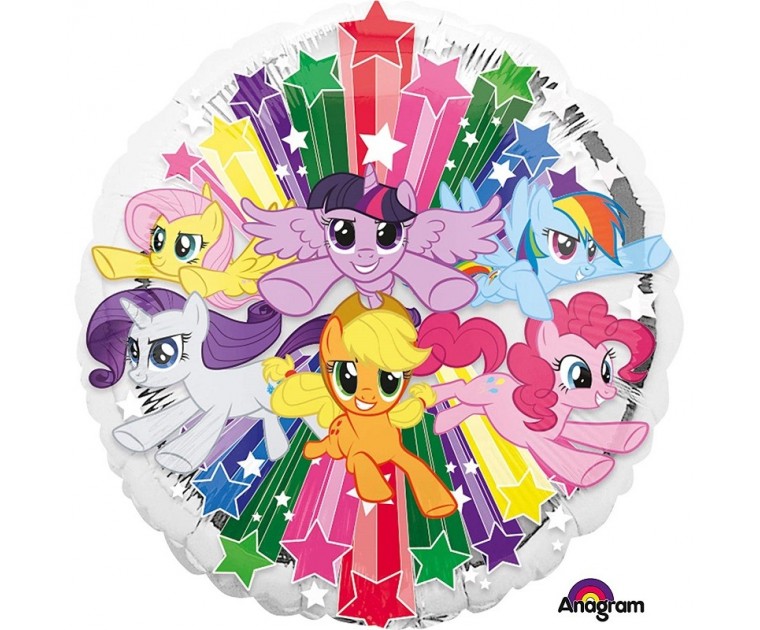 Balão Redondo Foil My Little Pony