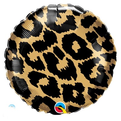 Balão Redondo Padrão Leopardo 45 cms