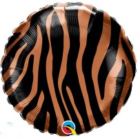 Balão Redondo Padrão Tigre