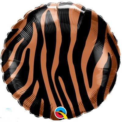 Balão Redondo Padrão Tigre