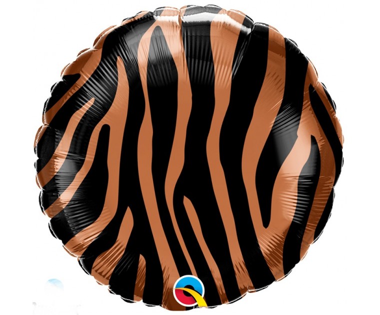 Balão Redondo Padrão Tigre