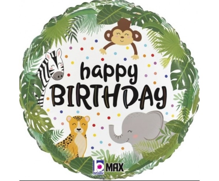 Balão Selva Happy Birthday
