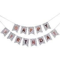 Banner Dalmata Happy Birthday Rose Gold