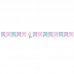 Banner Happy Birthday Sereias Iridescente
