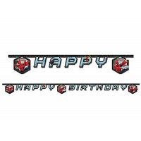 Banner Happy Birthday Spiderman