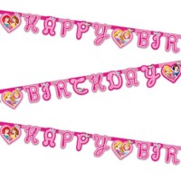 Banner Happy Birthday Princesas da Disney