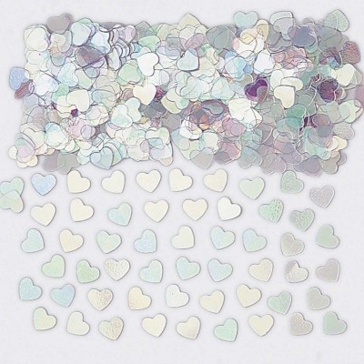 Confetis Corações Iridescentes