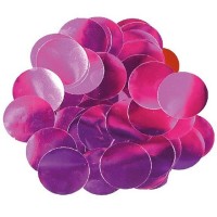 Confetis FUCHSIA Foil 2.5 cms