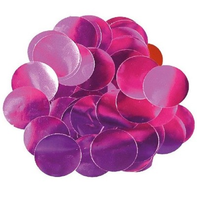 Confetis FUCHSIA Foil 2.5 cms