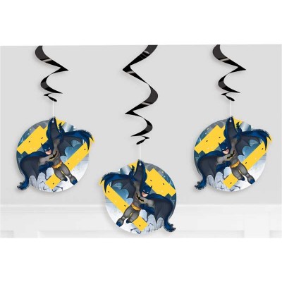 Conj. 3 Decorações Pendentes Batman