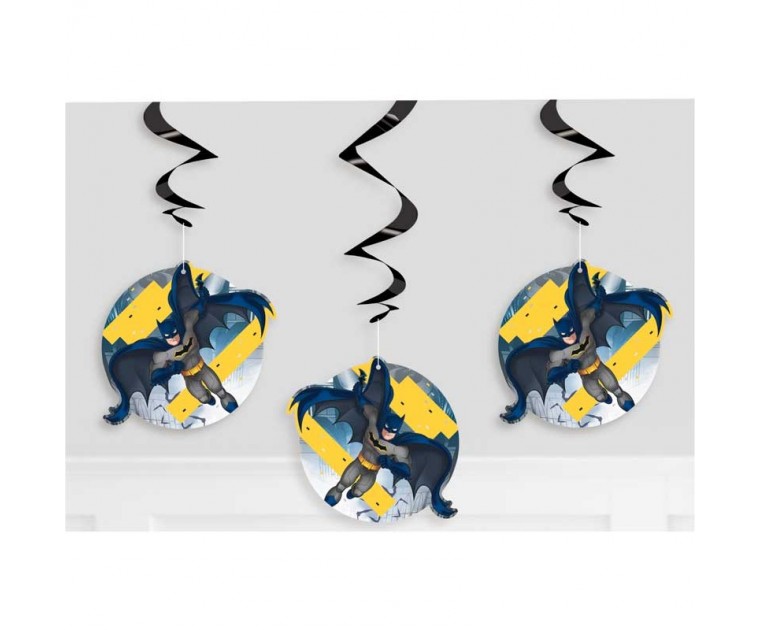 Conj. 3 Decorações Pendentes Batman