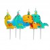 Conj. 5 Velas Dinossauros