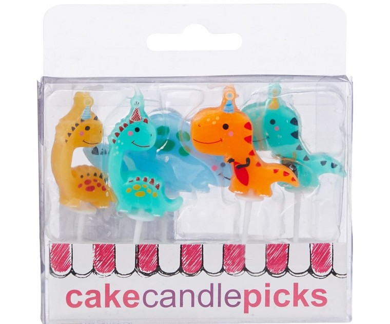 Conj. 5 Velas Dinossauros