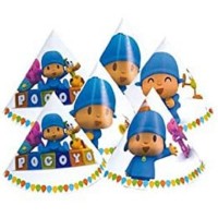 Conj. 6 Chapéus Pocoyo