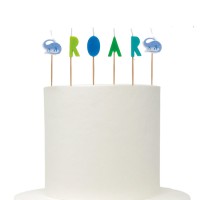 Conj. 6 Velas Dinossauros