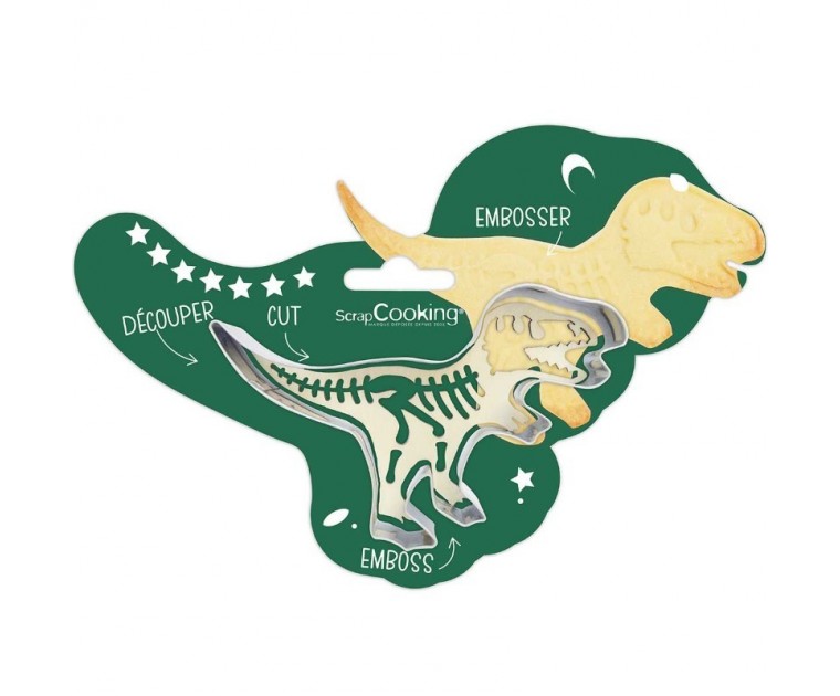 Cortador e Marcador Dinossauro 12 cms