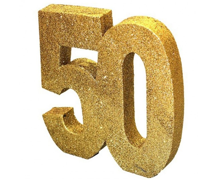 Decoração de Mesa 50 Dourado