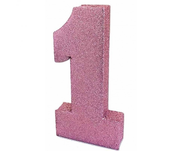 Decoração Mesa Nº 1 Rosa