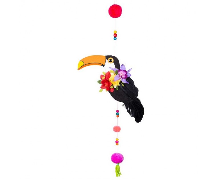 Decoração Pendente Tucano 70 cms