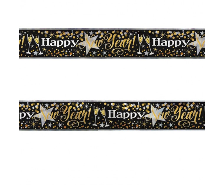  Faixa Foil Happy New Year