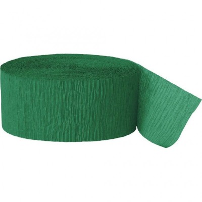 Fita Papel Crepe Verde Esmeralda