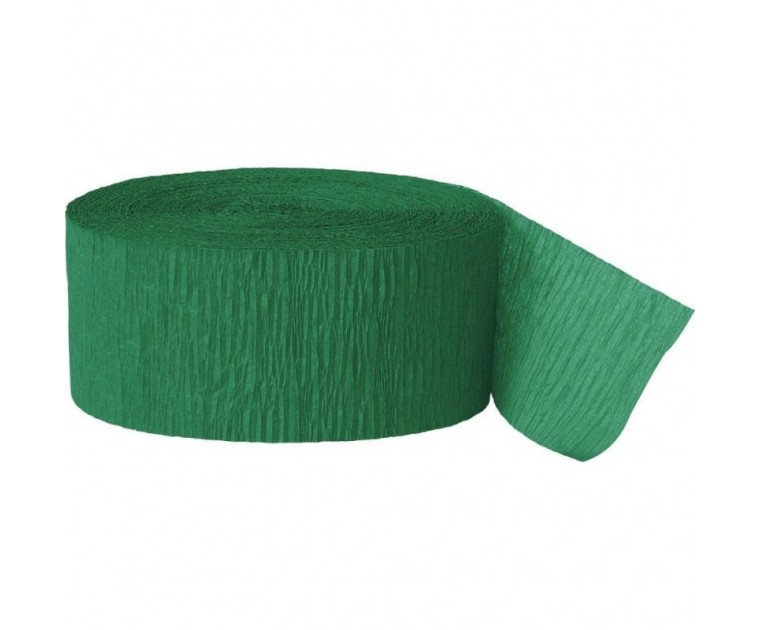 Fita Papel Crepe Verde Esmeralda