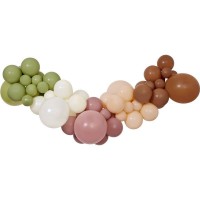 Grinalda Balões Olive, Castanho, Blush