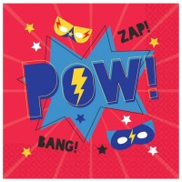 Guardanapos Super Heróis Pow