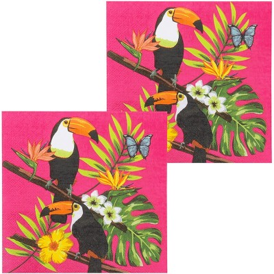 12 Guardanapos Tropicais Tucano
