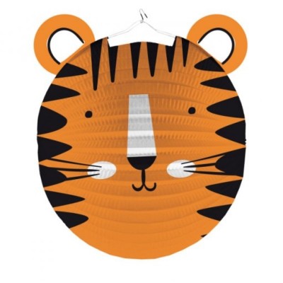 Lanterna Papel Tigre 25 cms Lanterna Papel Tigre 25 cms
