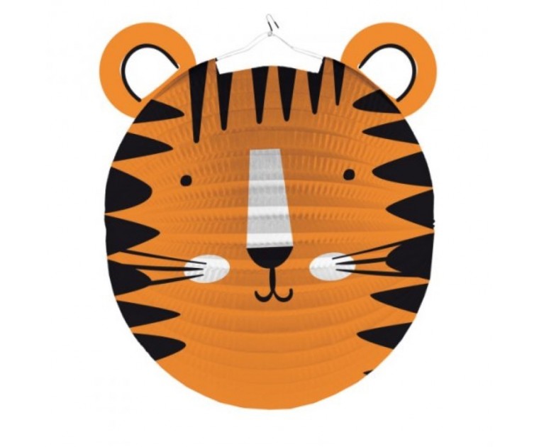 Lanterna Papel Tigre 25 cms