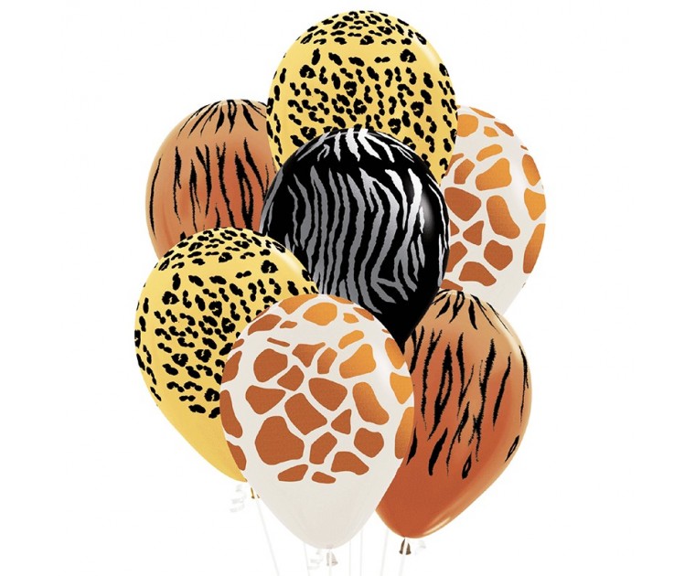 Balão Padrão Animais Selva