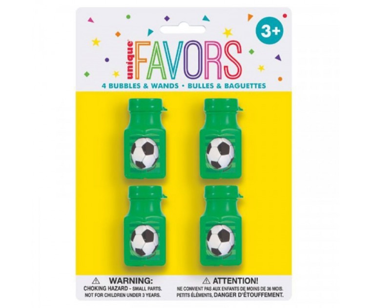 Pack 4 Bolinhas Sabão Futebol