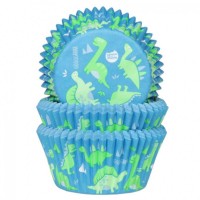 Pack 50 Formas Cup Cakes Dinossauros