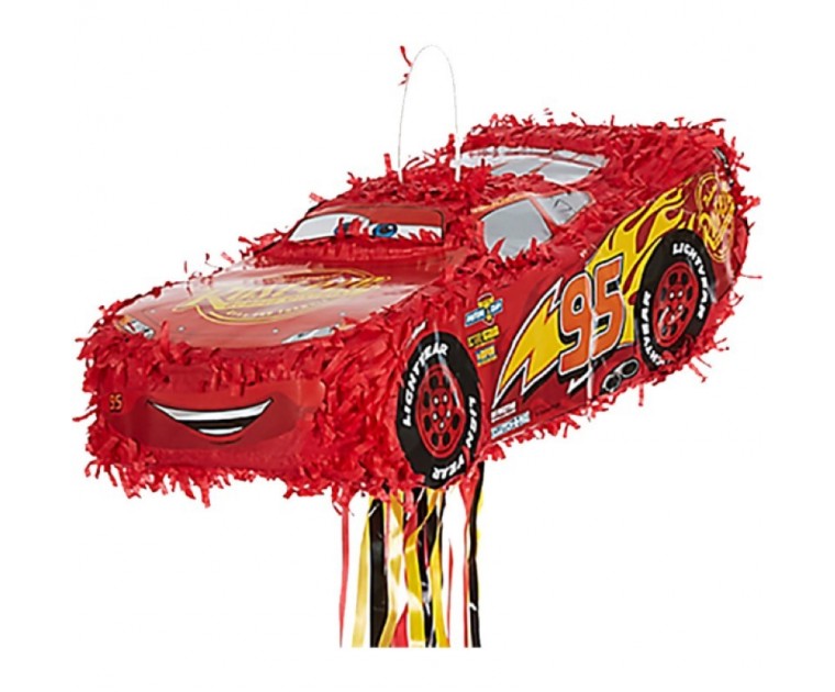 Pinhata 3D LIGHTNING MCQUEEN CARS