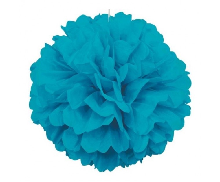 Pom Pom Azul Caribe