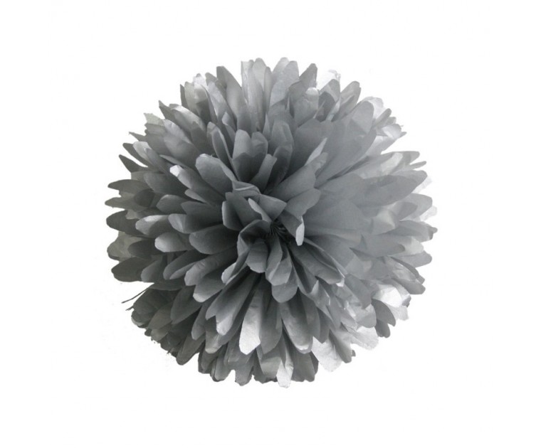 Pom Pom Prateado