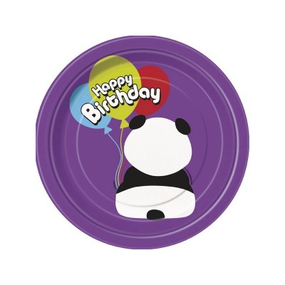 Prato Panda Happy Birthday