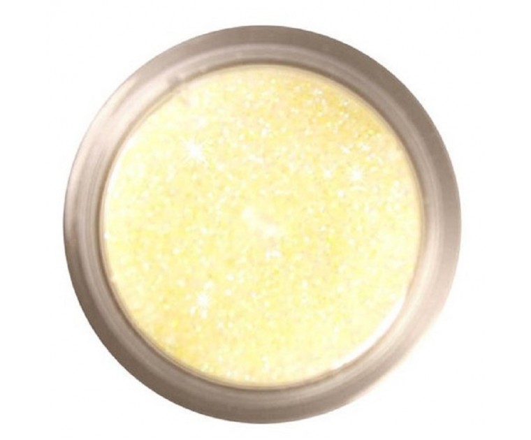 Purpurina Decorativa não Tóxica Baby Yellow