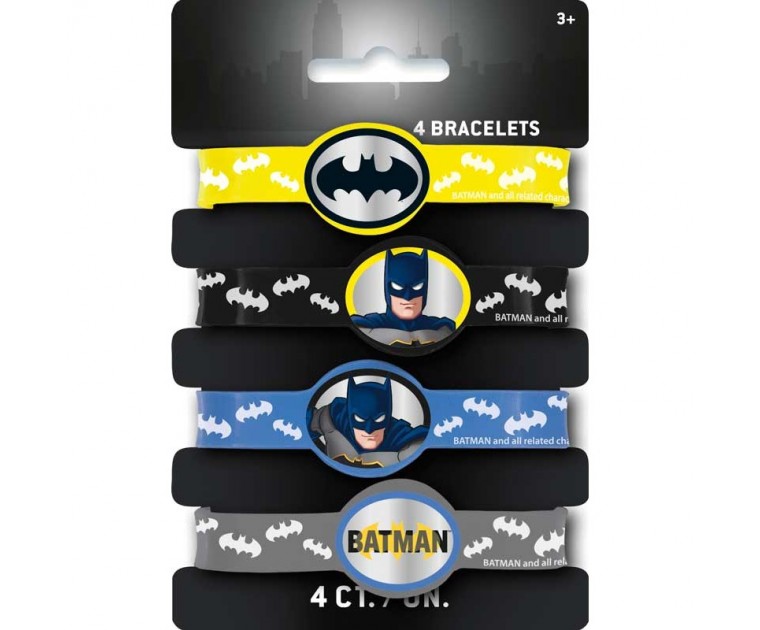Sortido 4 Braceletes Batman