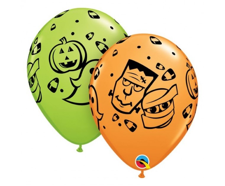 25 Balões Halloween Divertido