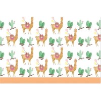 Toalha Cactos e Lamas