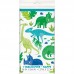 Toalha Dinossauros Verde e Azul