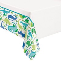 Toalha Dinossauros Verde e Azul