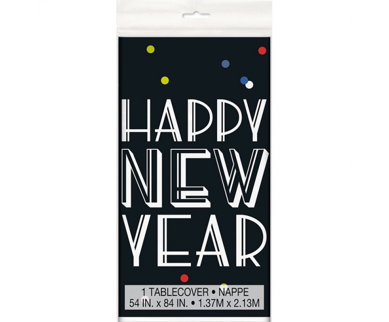 Toalha Happy New Year Confetis
