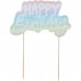 Topo Bolo Pastel Colors Happy Birthday